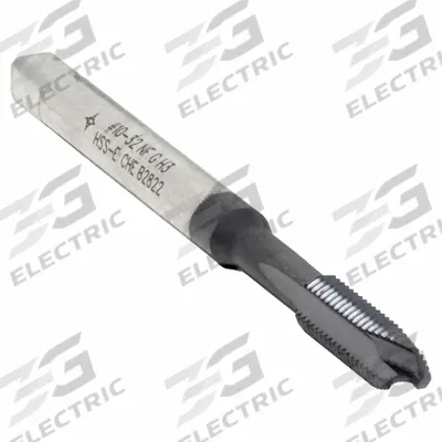 CLEVELAND Spiral Point Tap: #10-32 UNF, 2B, 3 Flute, Plug Chamfer, TiAlN Coated Cobalt (MPN C86111) - General Purpose Spiral-Point Taps