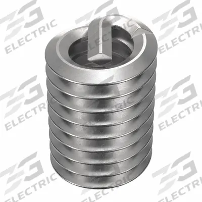 HELI-COIL Helical Insert: Tangless Tang Style, Free-Running, #2-56 Thread Size, Plain - Free-Running Tangless Helical Inserts