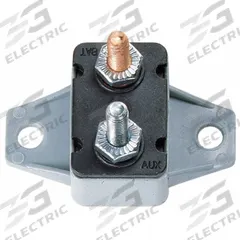 Automotive Circuit Breaker: CBP-BA, 14V DC, 1.5 kA at 14V DC, Stud (MPN CBP-50BA). Key specifications — Series: CBP-BA; Voltage: 14V DC; Interrupt Rating: 1.5 kA at 14V DC; Terminal Connection: Stud; Circuit Breaker Type: Heavy Duty Circuit Breaker; Brand: BUSSMANN.