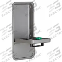 HAWS Plumbed Eyewash: Fully Recessed, Wall Mnt, Eyes and Face Coverage, Covered, Pull Down (MPN 7656WCC). Key specifications — Activation: Pull Down; Brand: HAWS; Eyewash Bowl: Covered.