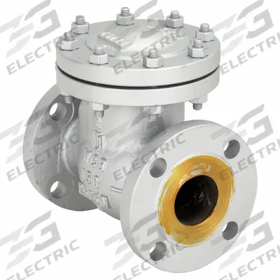 MILWAUKEE VALVE Swing Check Valve: Swing, Inline Valve Body, 2 1/2 in Pipe Size - Carbon Steel Inline Swing Check Valves