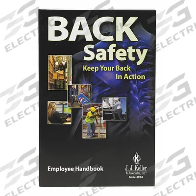 JJ KELLER Reference Material: Back Safety, Employee Handbook - Back Safety Training