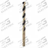 DEWALT Hex Shank Drill Bit: 5/16", 135° Split Point, Black & Gold HSS, Impact Rated (MPN DWA5020). Key specifications — attr1234973: Impact Rated; attr1234966: DEWALT; attr1234978: 0.3125.