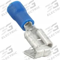 GRAINGER Wire Disconnect: Blue, Vinyl, Partial Coverage, 0.25 in x 0.032 in Tab (MPN 31A493). Key specifications — attr1307662: Socket/Tab; attr1307676: GRAINGER.