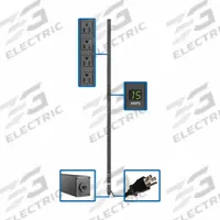 EATON TRIPP LITE PDU: Single-Phase, 127V AC, 36 Outlets, NEMA 5-15R, Metered, 0 RU, Front Facing (MPN PDUMV15-72). Key specifications — Plug Type: NEMA 5-15P; Brand: EATON TRIPP LITE; Phase: Single-Phase; Maximum Input Voltage: 127V AC; Receptacle Type: NEMA 5-15R; Facing: Front.