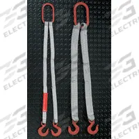LIFT-ALL Bridle Web Sling: Type 3, Polyester, 1 Plies, 3 ft Sling Lg, 10 in Eye Lg, 2 in Sling Wd (MPN DOSEE1802TFX3). Key specifications — Color: Silver; Brand: LIFT-ALL; Sling Type: Type X.