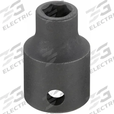 WESTWARD Impact Socket: 3/8 in Drive Size, SAE, 5/16 in Socket Size, 6-Point, Std - 3/8" Drive Impact Sockets