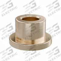 Flanged Sleeve Bearing: Bronze, SAE 841, 4 mm Bore, 7 mm OD, 6 mm Lg, -35°F to 300°F, 10 PK (MPN FFM0407-06B). Key specifications — System of Measurement: Metric; Material Grade: SAE 841; Flange Type: Flanged; Brand: OILITE.