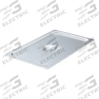 VOLLRATH Steam Table Pan Cover: Ninth Size, Rectangular, 22 ga Gauge, NSF Certified, 7 in Overall Lg (MPN 75360). Key specifications — Brand: VOLLRATH; Dishwasher Safe: No; NSF Certified: Yes; Product Type: Steam Table Pan Cover; Manufacturer Part Number: 75360.