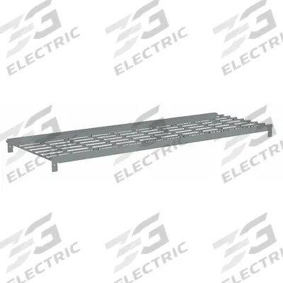 TENNSCO Shelf: 48 in x 18 in, 500 lb Load Capacity, Steel, 5 ga Decking, Gray - Wire Decking Shelf Kits for Boltless Shelving