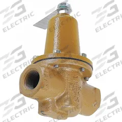 WATTS Pressure Reducing Valve: FNPT x FNPT, Iron, 160°F Max. Op Temp, 6 3/8 in Overall Ht, NPT x NPT (MPN 0121243). Key specifications — Brand: WATTS.