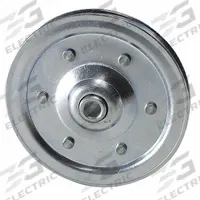 AMERICAN GARAGE DOOR SUPPLY Pulley: Steel, 200 lb Load Rating - Max, 4 in Overall Lg, 2 PK (MPN SP400). Key specifications — Brand: AMERICAN GARAGE DOOR SUPPLY; Material: Steel; Mounting Location: Track/Spring; Product Type: Pulley.
