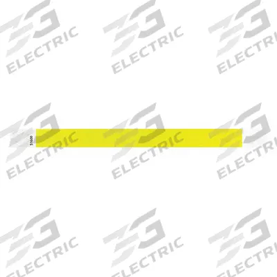 ID Wristband: No Legend, 10 in Overall Lg, 3/4 in Overall Wd, Tyvek, Yellow - Security Wristbands