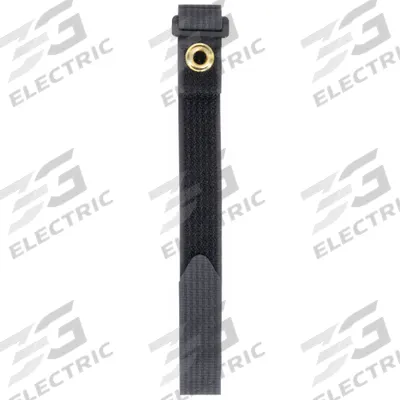 PANDUIT Hook-and-Loop Cinch Strap: 12 in Lg, 3.00 in, 0.85 in Wd, 50 lb Tensile Strength - Grommet Mount Hook-and-Loop Cable Ties