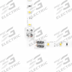 90° Tape Light Corner Connector: 1.3 in Lg, 90° Corner Connector/Screw Terminal/Tape-to-Tape, 16 AWG (MPN DI-TB12-90-TTT-25B). Key specifications — Minimum Wire Gauge: 20 AWG; Brand: DIODE LED; Product Type: Tape Light Connector; Connection Type: Tape-to-Tape; Maximum Wire Gauge: 16 AWG.
