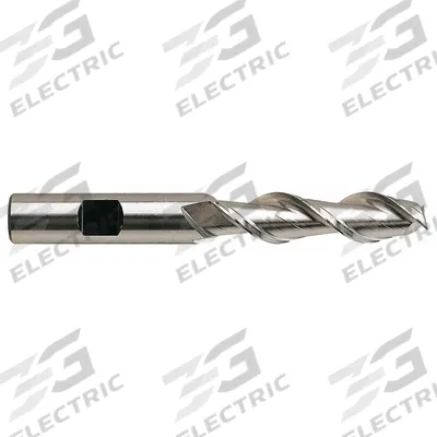YG-1 Square End Mill: High Speed Steel, TiN Coated, 2 Flute, 3/8" Mill Dia, 1-1/2" LOC - High-Speed Steel Square End Mills for Aluminum