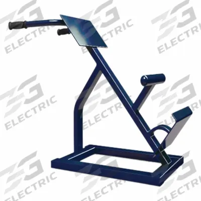 TRIACTIVE USA Back Extension: 34 in Overall Ht, 47 in Overall Lg, 24 in Overall Wd - Outdoor Fitness Stations
