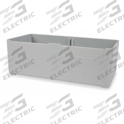 VIDMAR Bin Cup: 3 in x 6 1/8 in, 2 1/8 in Overall Ht, Gray - Removable Bins for Vidmar Modular Drawer Cabinets