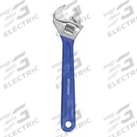 WESTWARD Adjustable Wrench: Alloy Steel, Chrome, 15 in Overall Lg, 1 11/16 in Jaw Capacity (MPN 1NYC6). Key specifications — attr309359: Chrome; attr324924: WESTWARD; attr309358: Alloy Steel.
