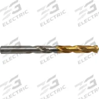 CLE-LINE Jobber Length Drill Bit: #8, 135° Split Point, TiN Tip Cobalt (MPN C66062). Key specifications — attr1229327: 0.1990.