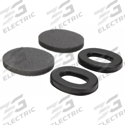 3M PELTOR Replacement Ear Muff Pad Kit: 24 dB NRR, Electrically Insulated - Replacement Pad Kits for Ear Muffs