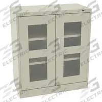 TENNSCO Storage Cabinet: 36 in x 24 in x 42 in, Frame, 2 Adj Shelves, Swing Handle & Keyed, Putty (MPN CVD4224PY). Key specifications — attr87898: Frame; attr87830: Putty; attr87831: Assembled; attr63841: TENNSCO.