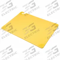 SAN JAMAR Cutting Board: 24 in Overall Lg, 18 in Overall Wd, Yellow, Co-Polymer, NSF Certified (MPN CBG182412YL). Key specifications — Color: Yellow; Brand: SAN JAMAR; Material: Co-Polymer; NSF Certified: Yes.