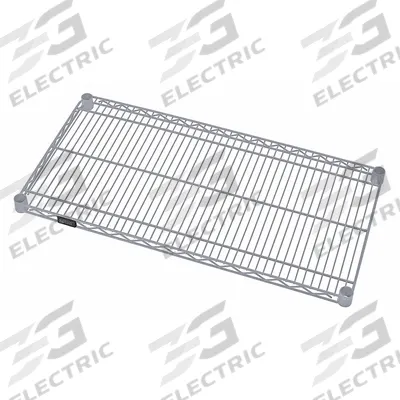 QUANTUM Wire Shelf: 54 in x 14 in, 1 Shelves, Quick-Adjust, 800 lb Load Capacity - Antimicrobial Wire Shelves for Wet & Dry Use