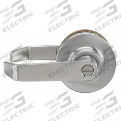 MARKS USA Door Lockset: Privacy Lever Locksets, Chrome, ADA Compliant (MPN 195L/26D). Key specifications — Ligature Resistance: Not Ligature-Resistant; Brand: MARKS USA; Lockset Function ANSI Code: F76; Visual Indicator Message: No Message; Lockset Style: 95 Angled; ADA Compliant: Yes; Finish: Satin Chromium-Plated : Zinc.