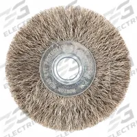 APPROVED VENDOR Wire Wheel Brush: Crimped Stainless Steel, 3" Dia x 1/4" Wd, 1/2" Arbor, 0.005" Fill (MPN 66252838960). Key specifications — Brand: APPROVED VENDOR.