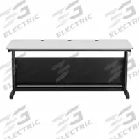 VERSADESK Standing Desk: White, Wood, 72 in Overall Wd, 30 in Overall Dp, 36 in Max Desktop Ht (MPN CTL7230-BW). Key specifications — Frame Color: Black; Frame Material: Laminate; Brand: VERSADESK; Desktop Color: White; Desktop Material: Wood.