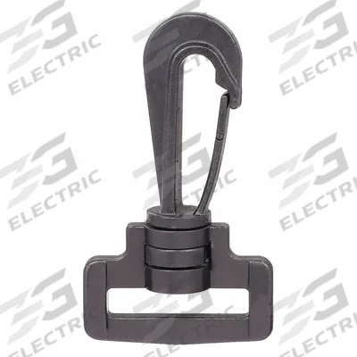 LUCKY LINE PRODUCTS Utility Spring Hook: 1 Snaps, Wire Gate, Plastic - Light Duty Spring Snaps