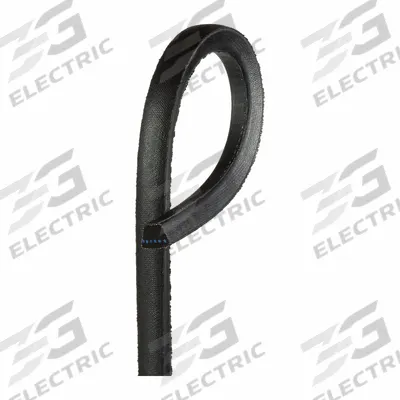 GATES Wedge V-Belt: A124, 126 in Outside Lg, 1/2 in Top Wd, 5/16 in Thick - A Section V-Belts