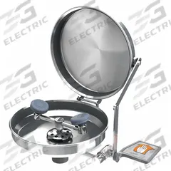 GUARDIAN EQUIPMENT Plumbed Eyewash: Std, Wall Mnt, Eyes and Face Coverage, Covered, Push Plate (MPN G1750BC). Key specifications — attr474381: Push Plate; attr474383: GUARDIAN EQUIPMENT.