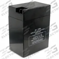 APPROVED VENDOR Sealed Lead Acid Battery: 6V DC, 14 Ah Capacity, 5.51 in Ht, 2.82 in Wd, 4.25 in Dp (MPN 5EFF7). Key specifications — Terminal Connection: 0.187 in (-) / 0.250 in (+) Faston; Battery Cycle Type: Deep Cycle; Brand: APPROVED VENDOR; Housing Material: ABS.