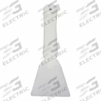 Scraper: Scraper, Sterile, HDPE, 7 1/2 in Overall Lg, 4 1/4 in Overall Wd, Gamma Irradiation, White (MPN 0628652). Key specifications — Product Type: Scraper; Standards: FDA CFR 177.1520; Sterilizing Method: Gamma Irradiation; Brand: APPROVED VENDOR; Color: White.