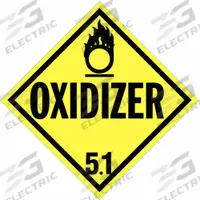 STRANCO INC DOT Container Placard: Oxidizer, 10 3/4 in x 10 3/4 in, 10 3/4 in Label Ht, 10 PK (MPN DOTP-0045-V10). Key specifications — Brand: STRANCO INC; Message: Oxidizer.