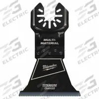 MILWAUKEE Oscillating Tool Blade: 2 1/2 in Blade Wd, 3 11/16 in Overall Lg, Straight Cutting, 25 PK (MPN 49-25-1248). Key specifications — attr1097473: Multi-Material; attr1097476: MILWAUKEE; attr1097456: Straight Cutting.