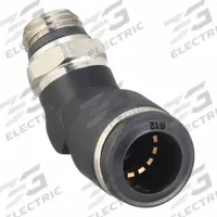 AIGNEP USA Push-Fit Elbow Fitting: 12 mm OD x 1/4 in Pipe Size, Push-to-Connect x Universal Thread (MPN 55170-12-1/4). Key specifications — Brand: AIGNEP USA; Thread Size A: 1/4".