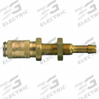 PARKER Quick Coupler: Hose Barb, 2 11/16 mm Body Size, Nickel Plated Brass, 165 lpm Max Flow Rate (MPN 20KATS04MPN). Key specifications — Brand: PARKER; Connection Type: Hose Barb; Includes Valve: Yes; Temperature Range: -4° to 212° F.
