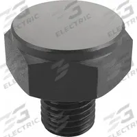 KIPP Positioning Foot w/Flat Face: External Threads, Flat, Steel, M12 Thread Size, 14 mm Thread Lg (MPN K0298.115). Key specifications — attr648515: KIPP.