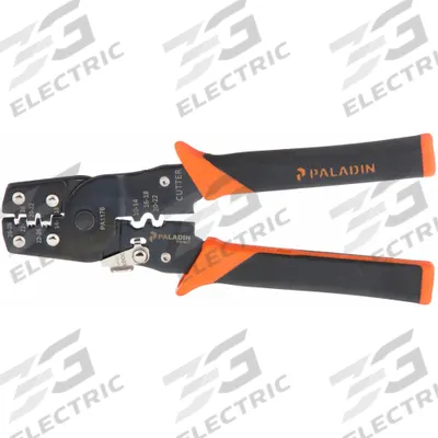 PALADIN Dieless Crimper: Butt-Insulated Connectors/D-Sub - Pliers-Style Pin Terminal Crimpers