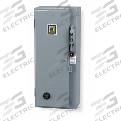 SQUARE D NEMA Combination Starter: Circuit Breaker, 3 Poles, NEMA Size 1 - Circuit Breaker Starters with Thermal Overloads