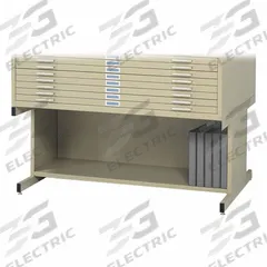 SAFCO PRODUCTS Flat File Cabinet Base: White, 20 in Overall Ht, 35 1/2 in Overall Dp, Open Base (MPN 4977TS). Key specifications — attr988652: SAFCO PRODUCTS; attr988656: White.