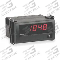 SIMPSON ELECTRIC Digital Panel Meter: 1,999 Display Span - Max, 120 V AC, 0 V DC – 200 mV DC, 1,999 (MPN F35-1-11-0). Key specifications — attr1042966: F35-1-11-0; attr1042969: +/-1.0% of Reading +/- 5 Count; attr1042981: Red; attr1042982: LED; attr1042990: Instructions; attr1042993: 4X; attr1043003: Digital Panel Meter; attr1043006: F35.