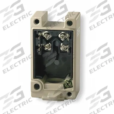 OMRON Receptacle Box: EN50041 Body, 2 Mounting Holes, SPDT - Receptacles for Limit Switches