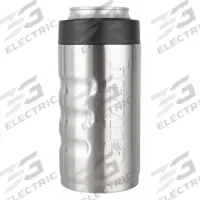 GRIZZLY COOLERS Insulated Mug: 16 oz Capacity, Gray, Stainless Steel, 6 1/4 in Overall Ht, Sleeve (MPN 4450065). Key specifications — Brand: GRIZZLY COOLERS.