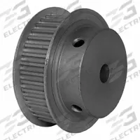 DAYTON Timing Pulley: Curvilinear, Fixed, For 9 mm Belt Wd, 40 Teeth, 3 mm Pitch, Aluminum (MPN 40-3M09M6FA6). Key specifications — Brand: DAYTON; Finish: Clear Anodized; For Belt Series: Powerhouse®.