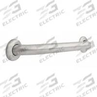 FRANKLIN BRASS Wall Grab Bar: Straight, 18 in Lg, 1 1/2 in Dia, Stainless Steel, Unfinished (MPN 5618). Key specifications — Brand: FRANKLIN BRASS.