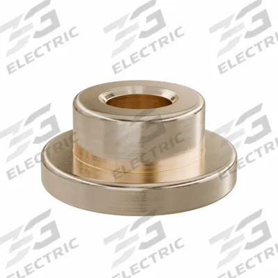 OILITE Flanged Sleeve Bearing: Bronze, SAE 841, 3 mm Bore, 6 mm OD, 4 mm Lg, -35°F to 300°F - Lubricated General Purpose Metallic Flanged Sleeve Bearings